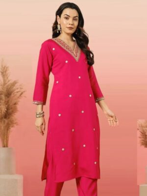 PINK KURTA SETS THREE PICE (Copy)